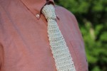 Fauxchét® Linen Neck Tie Pattern $4.99